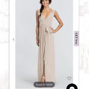 Joanna August Newberry Long Bridesmaid Dress